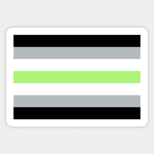 Agender Flag Sticker